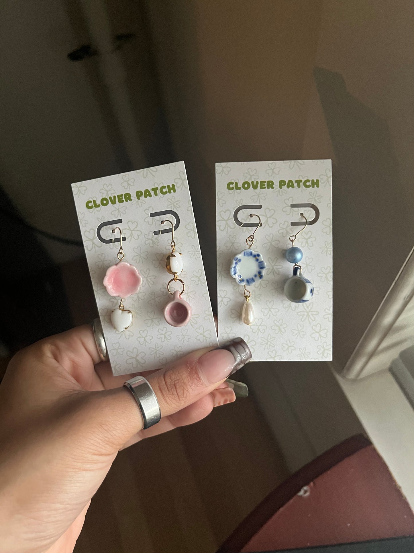 Blueberry Tea Earrings