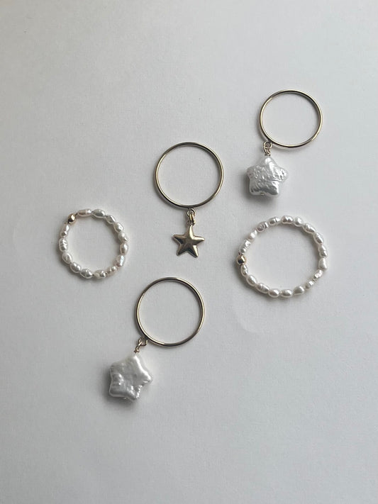 Simply Pearl Rings