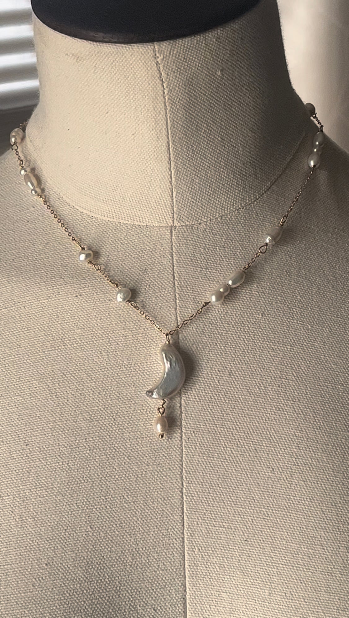 Milky Moon Necklace